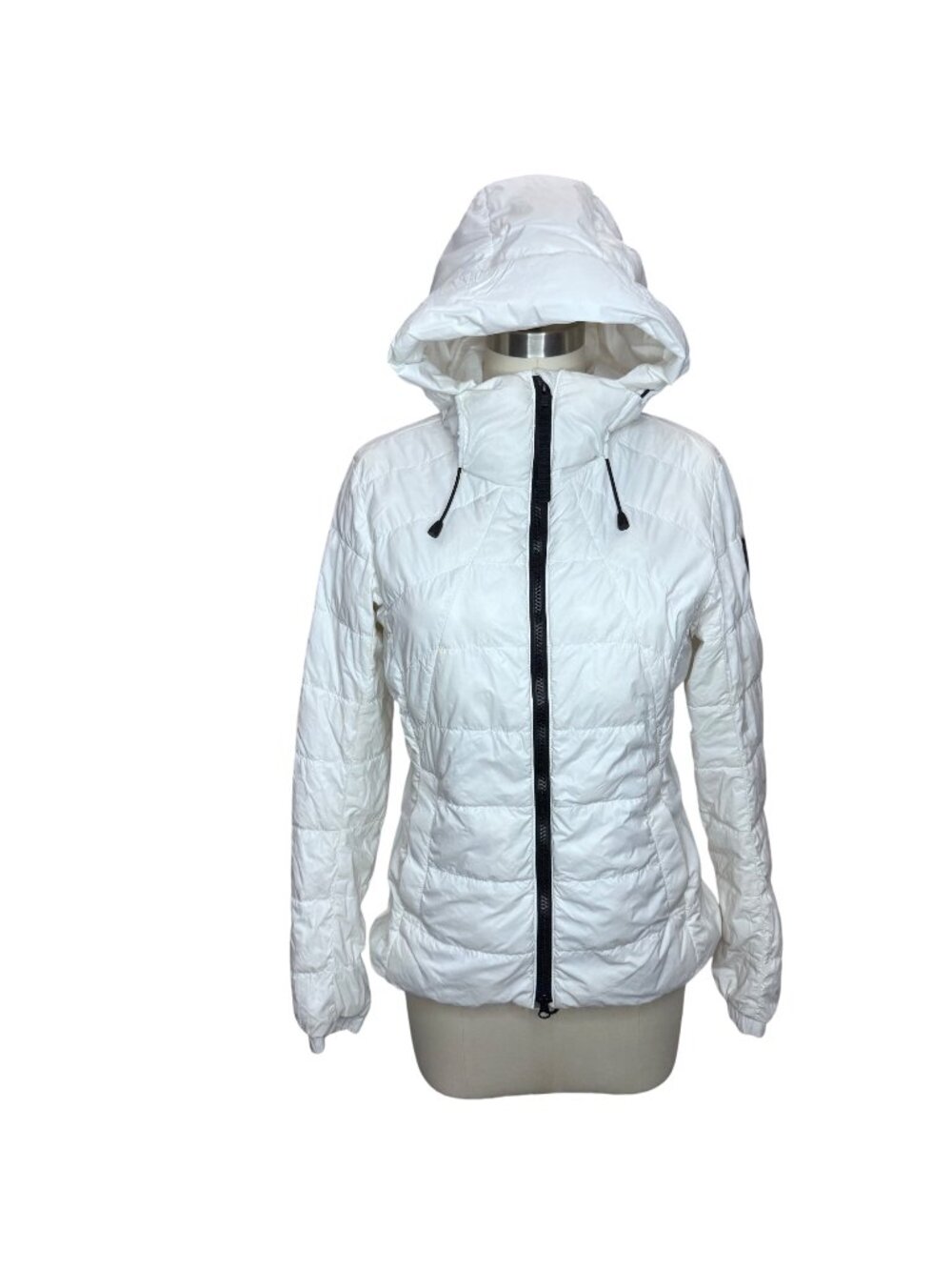 Canada Goose Abbott Packable Puffer Jacket White Black Label Women Size S/P